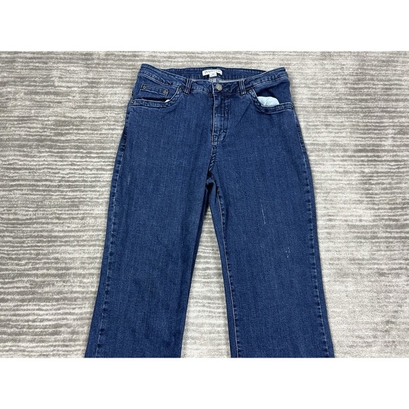 Pendleton Jeans Womens 12 Blue Dark Wash Denim Straight Leg Casual - Picture 1 of 2
